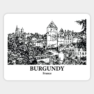 Burgundy - France Magnet